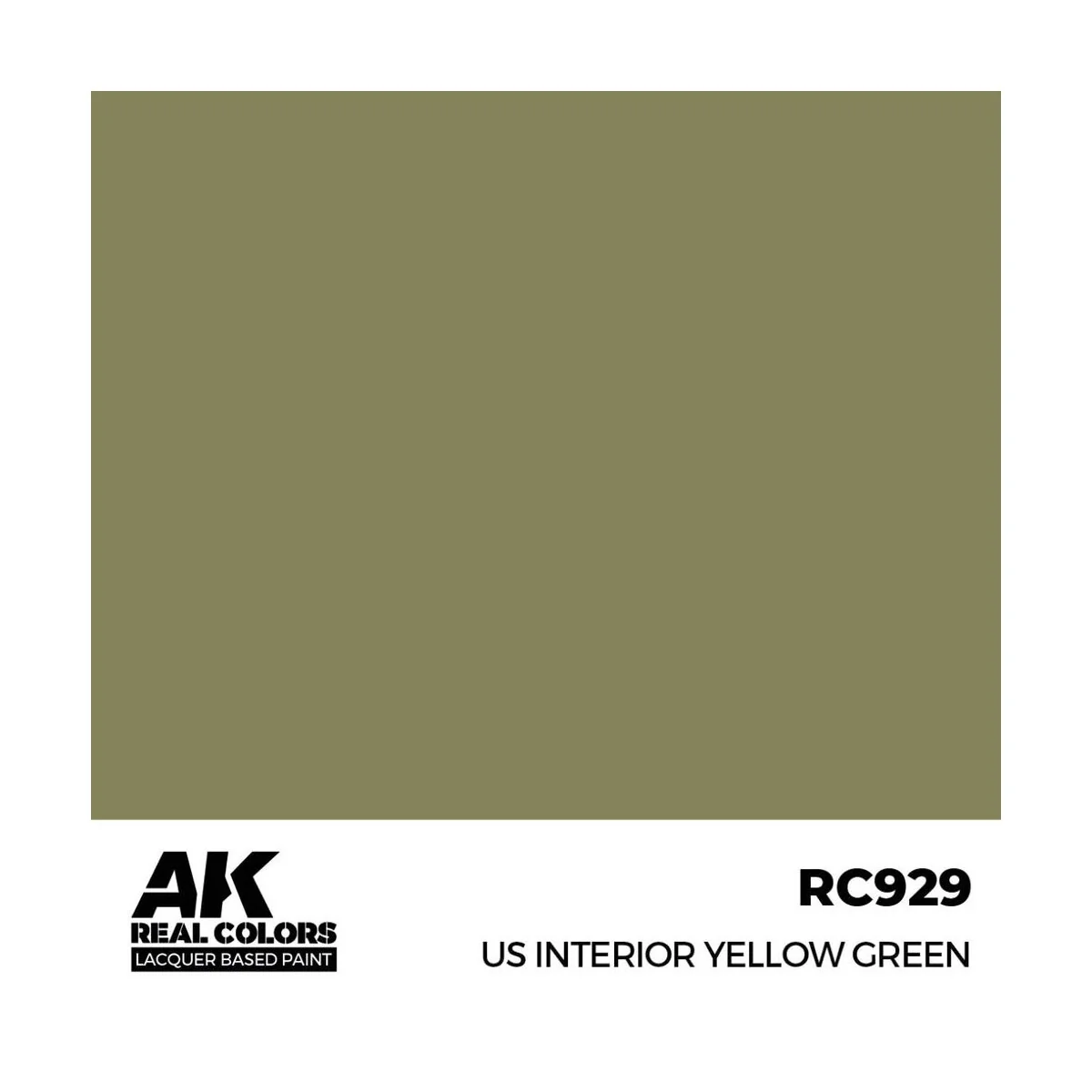 Real Colors: US Interior Yellow Green 17 ml. - AK Interactive RC929