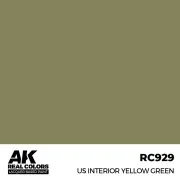 Real Colors: US Interior Yellow Green 17 ml. - AK Interactive RC929