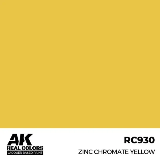 Real Colors: Zinc Chromate Yellow 17 ml. - AK Interactive RC930 Real Colors: Zinc Chromate Yellow 17 ml. - AK Interactive RC930