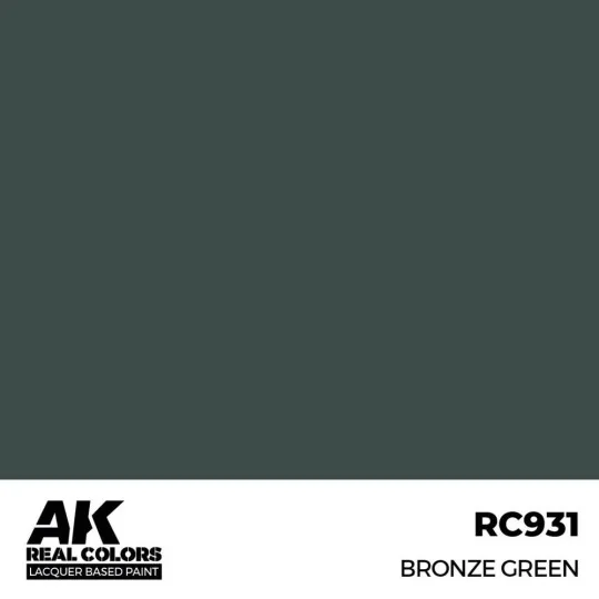 Real Colors: Bronze Green 17 ml. - AK Interactive RC931