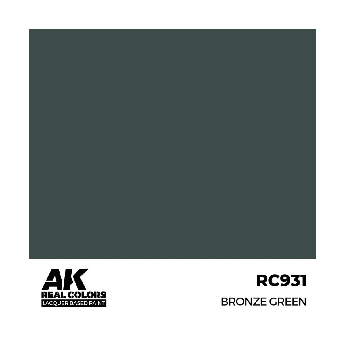 Real Colors: Bronze Green 17 ml. - AK Interactive RC931