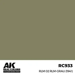 Real Colors: RLM 02 RLM-GRAU (1941) 17 ml. - AK Interactive RC933