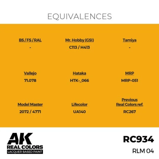 Real Colors: RLM 04 17 ml. - AK Interactive RC934