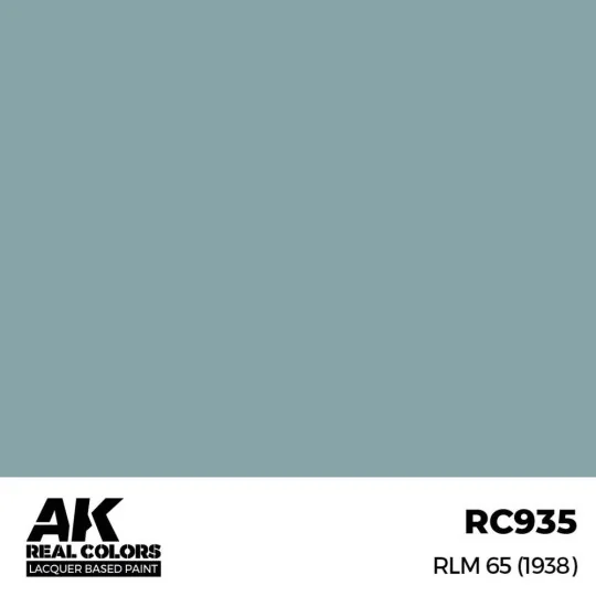 Real Colors: RLM 65 (1938) 17 ml. - AK Interactive RC935