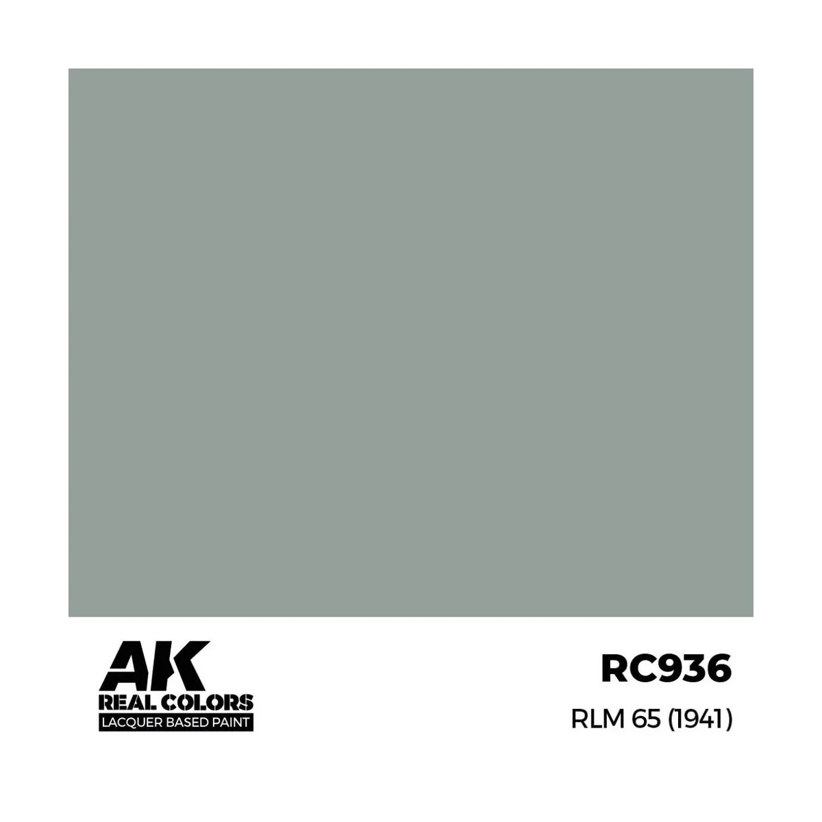Real Colors: RLM 65 (1941) 17 ml. - AK Interactive RC936 Real Colors: RLM 65 (1941) 17 ml. - AK Interactive RC936