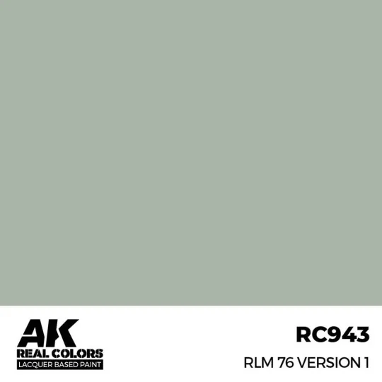 Real Colors: RLM 76 Version 1 17 ml. - AK Interactive RC943 Real Colors: RLM 76 Version 1 17 ml. - AK Interactive RC943