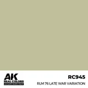 Real Colors: RLM 76 Late War Variation 17 ml. - AK Interactive RC945