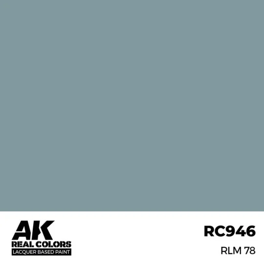 Real Colors: RLM 78 17 ml. - AK Interactive RC946 Real Colors: RLM 78 17 ml. - AK Interactive RC946