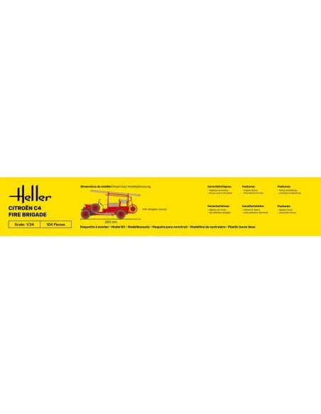 Citroen C4 Fire Brigade, 1/24 - Heller 80733