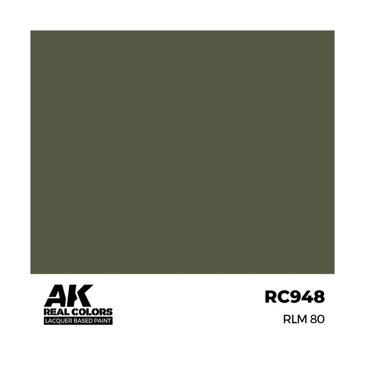 Real Colors: RLM 80 17 ml. - AK Interactive RC948 Real Colors: RLM 80 17 ml. - AK Interactive RC948