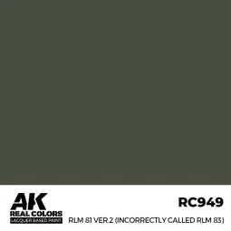 Real Colors: RLM 81 Ver.2 (incorrectly called RLM 83) 17 ml. - AK I...