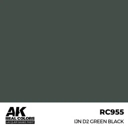 Real Colors: IJN D2 Green Black 17 ml. - AK Interactive RC955