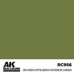Real Colors: IJN M3 (M) MITSUBISHI Interior Green 17 ml. - AK Inter...