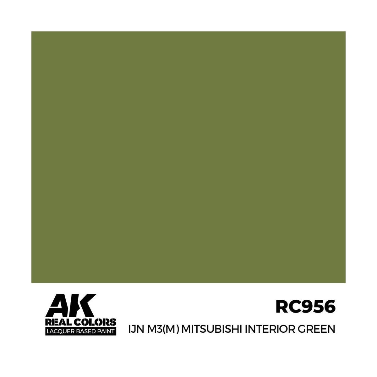 Real Colors: IJN M3 (M) MITSUBISHI Interior Green 17 ml. - AK Inter...