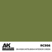 Real Colors: IJN M3 (M) MITSUBISHI Interior Green 17 ml. - AK Inter... Real Colors: IJN M3 (M) MITSUBISHI Interior Green 17 ml. - AK Inter...