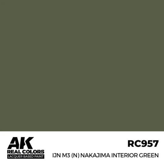Real Colors: IJN M3 (N) Nakajima Interior Green 17 ml. - AK Interac... Real Colors: IJN M3 (N) Nakajima Interior Green 17 ml. - AK Interac...