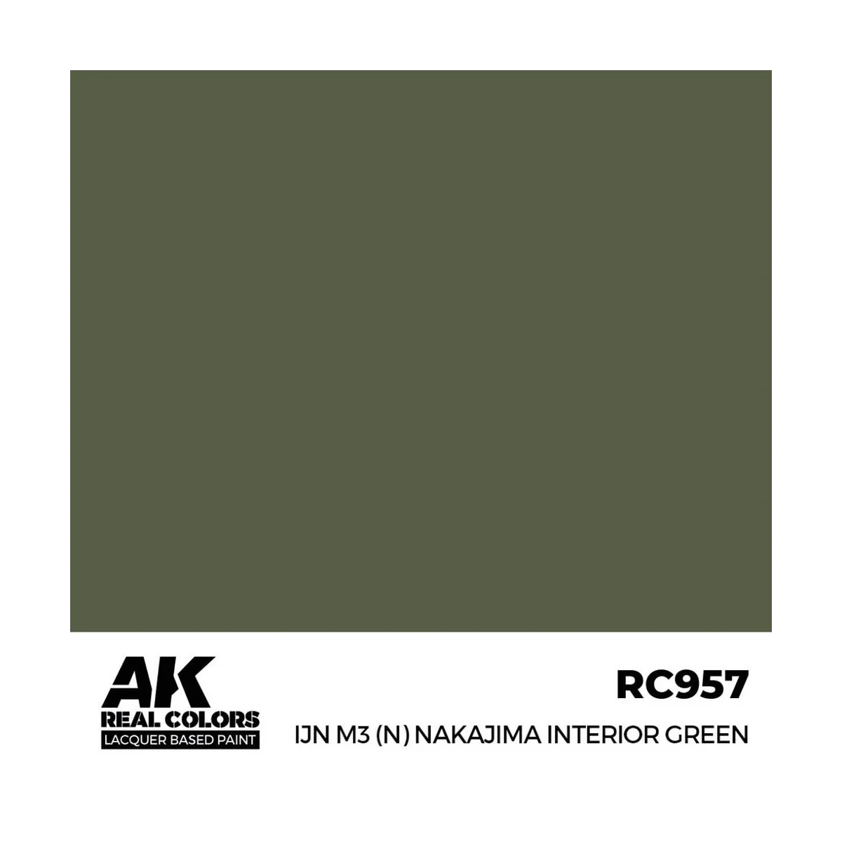 Real Colors: IJN M3 (N) Nakajima Interior Green 17 ml. - AK Interac...