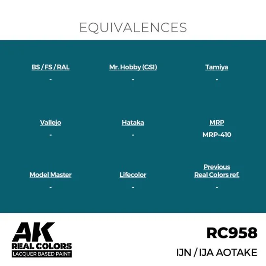 Real Colors: IJN / IJA Aotake 17 ml. - AK Interactive RC958
