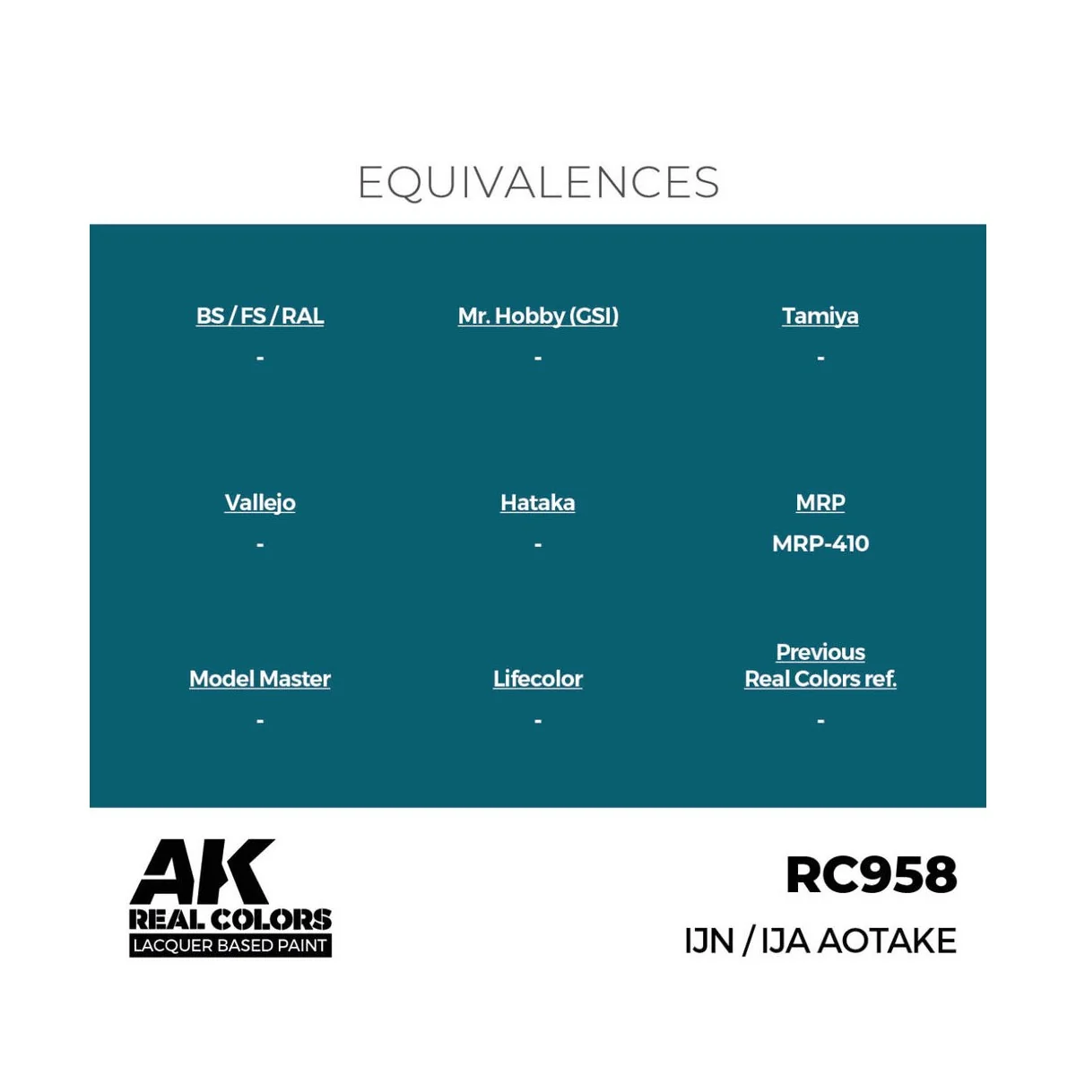 Real Colors: IJN / IJA Aotake 17 ml. - AK Interactive RC958
