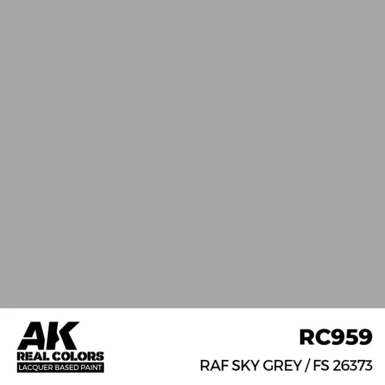 Real Colors: RAF Sky Grey 17 ml. - AK Interactive RC959 Real Colors: RAF Sky Grey 17 ml. - AK Interactive RC959
