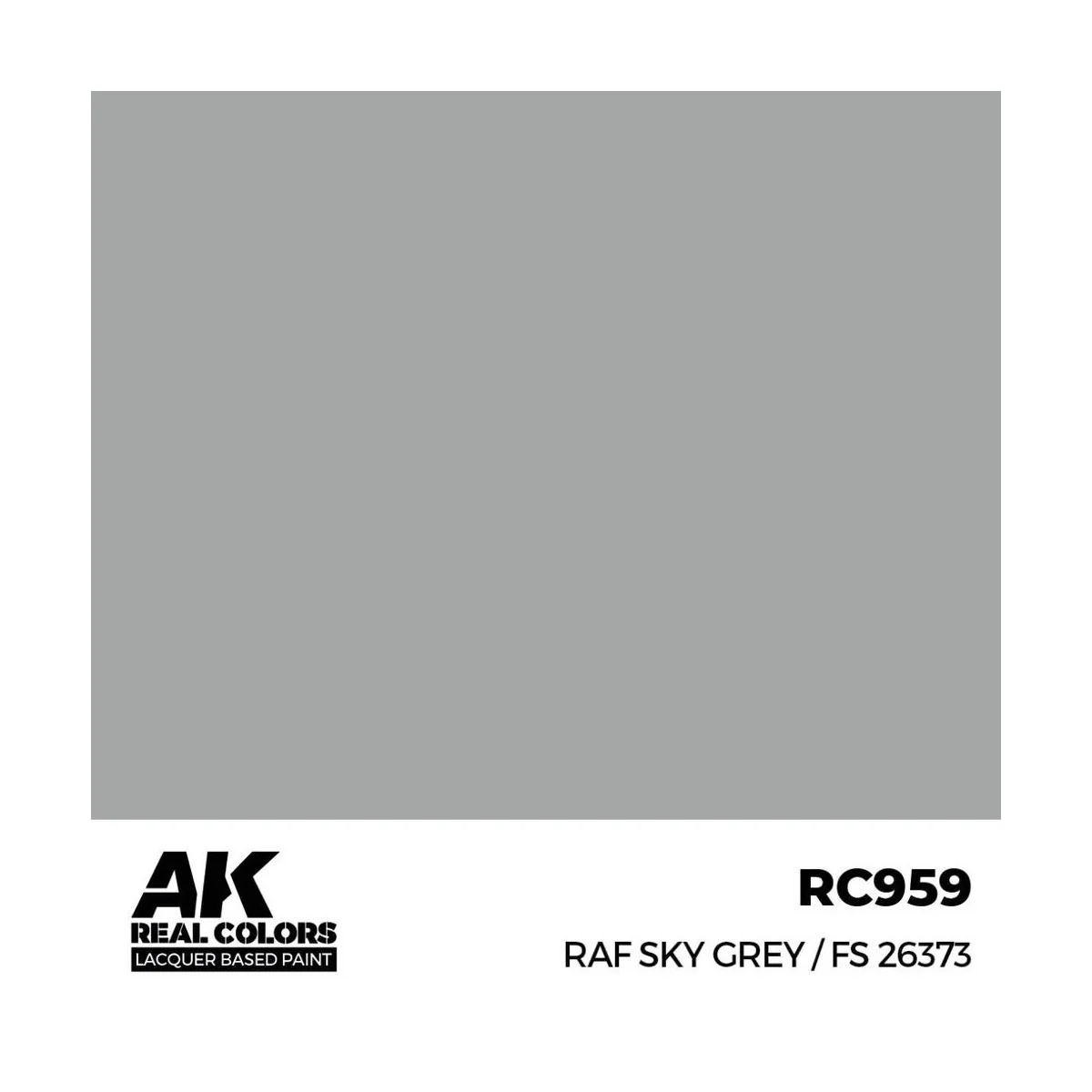 Real Colors: RAF Sky Grey 17 ml. - AK Interactive RC959 Real Colors: RAF Sky Grey 17 ml. - AK Interactive RC959
