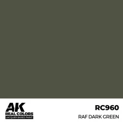 Real Colors: RAF Dark Green 17 ml. - AK Interactive RC960