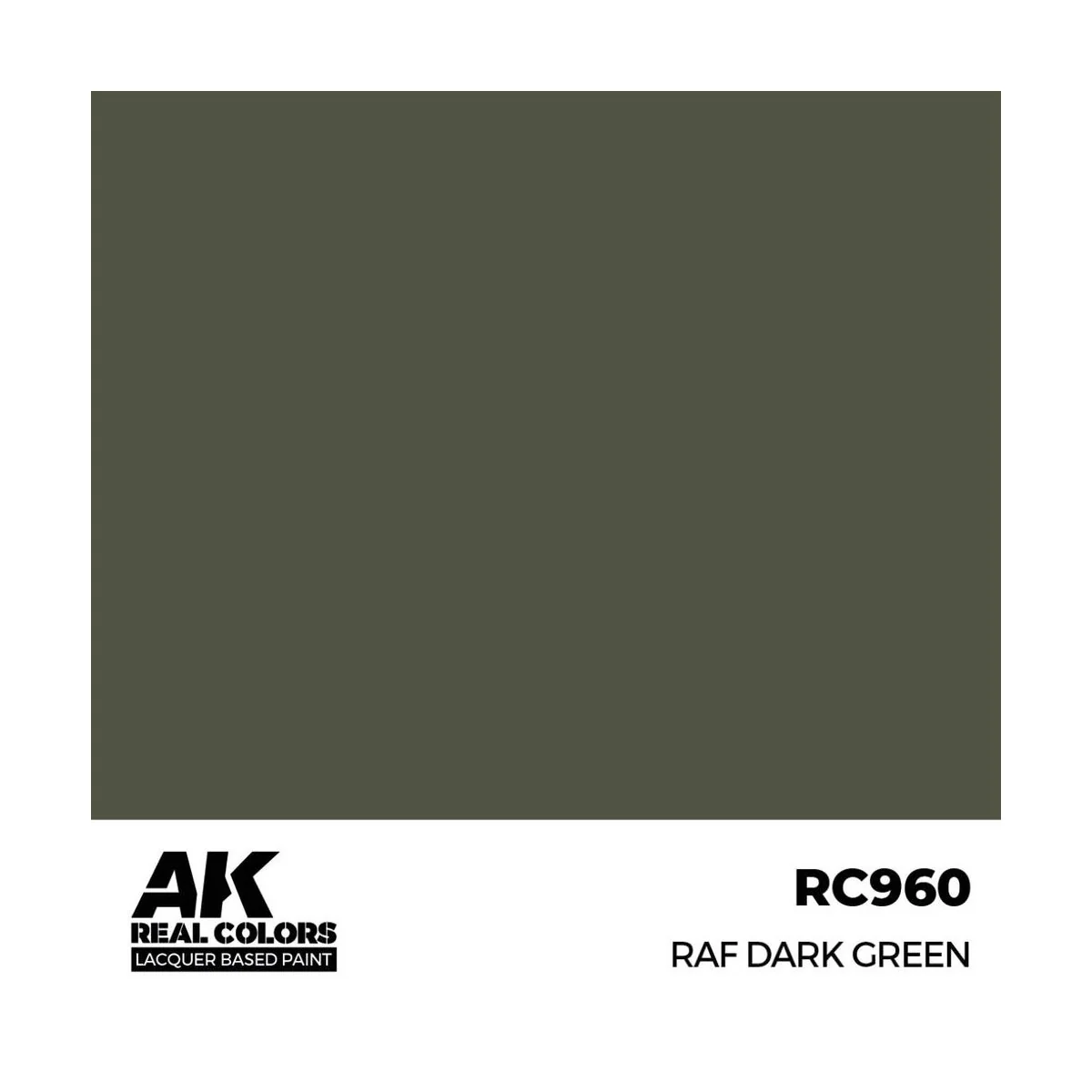 Real Colors: RAF Dark Green 17 ml. - AK Interactive RC960