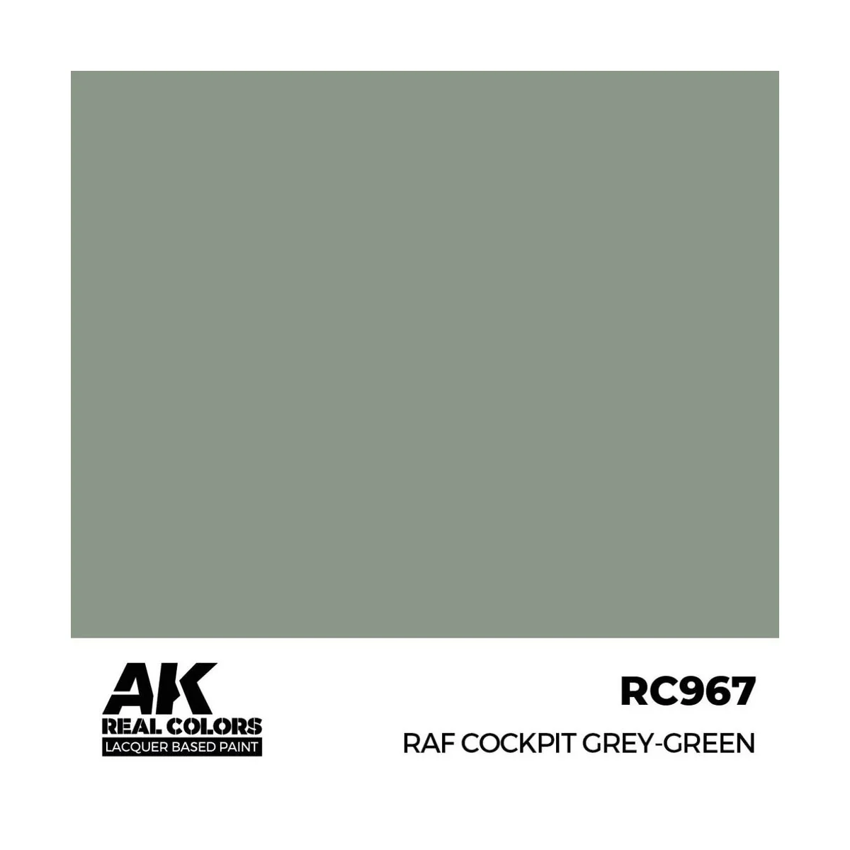 Real Colors: RAF Cockpit Grey-Green 17 ml. - AK Interactive RC967