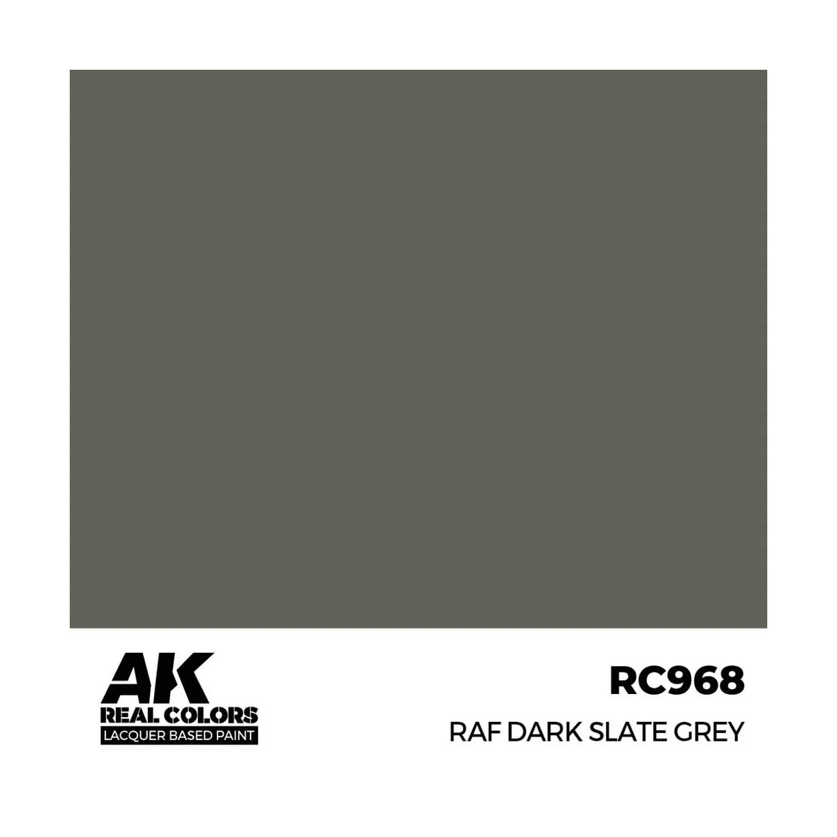 Real Colors: RAF Dark Slate Grey 17 ml. - AK Interactive RC968