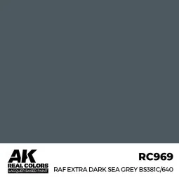 Real Colors: RAF Extra Dark Sea Grey BS381C/640 17 ml. - AK Interac...