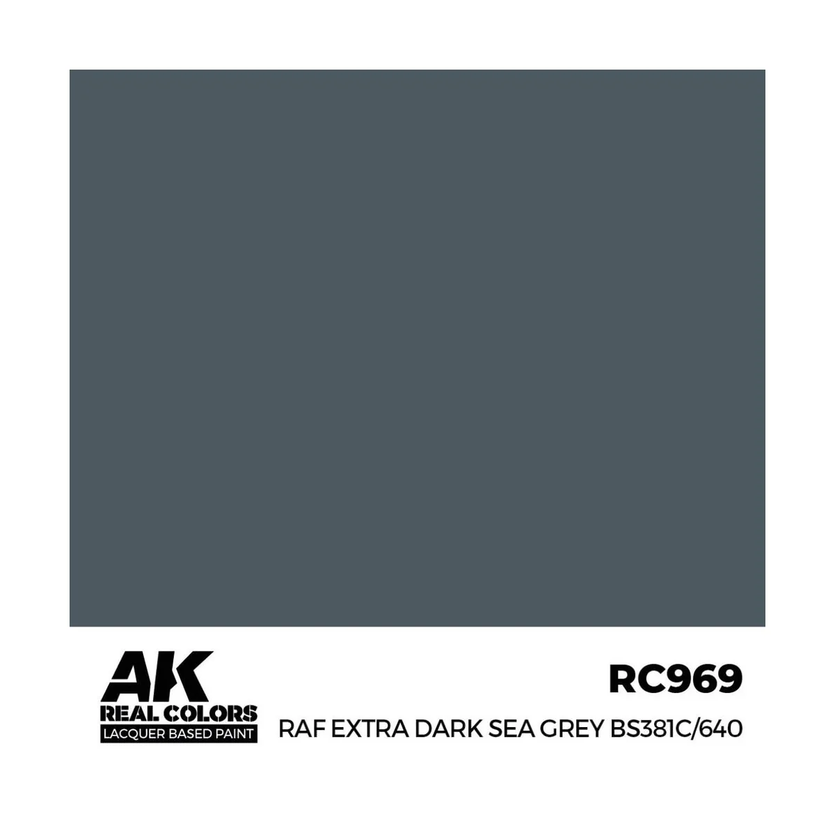 Real Colors: RAF Extra Dark Sea Grey BS381C/640 17 ml. - AK Interac...