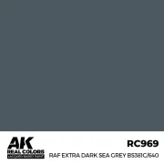 Real Colors: RAF Extra Dark Sea Grey BS381C/640 17 ml. - AK Interac...