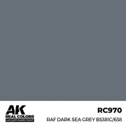 Real Colors: RAF Dark Sea Grey BS381C/638 17 ml. - AK Interactive R...