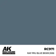 Real Colors: RAF PRU Blue BS381C/636 17 ml. - AK Interactive RC971