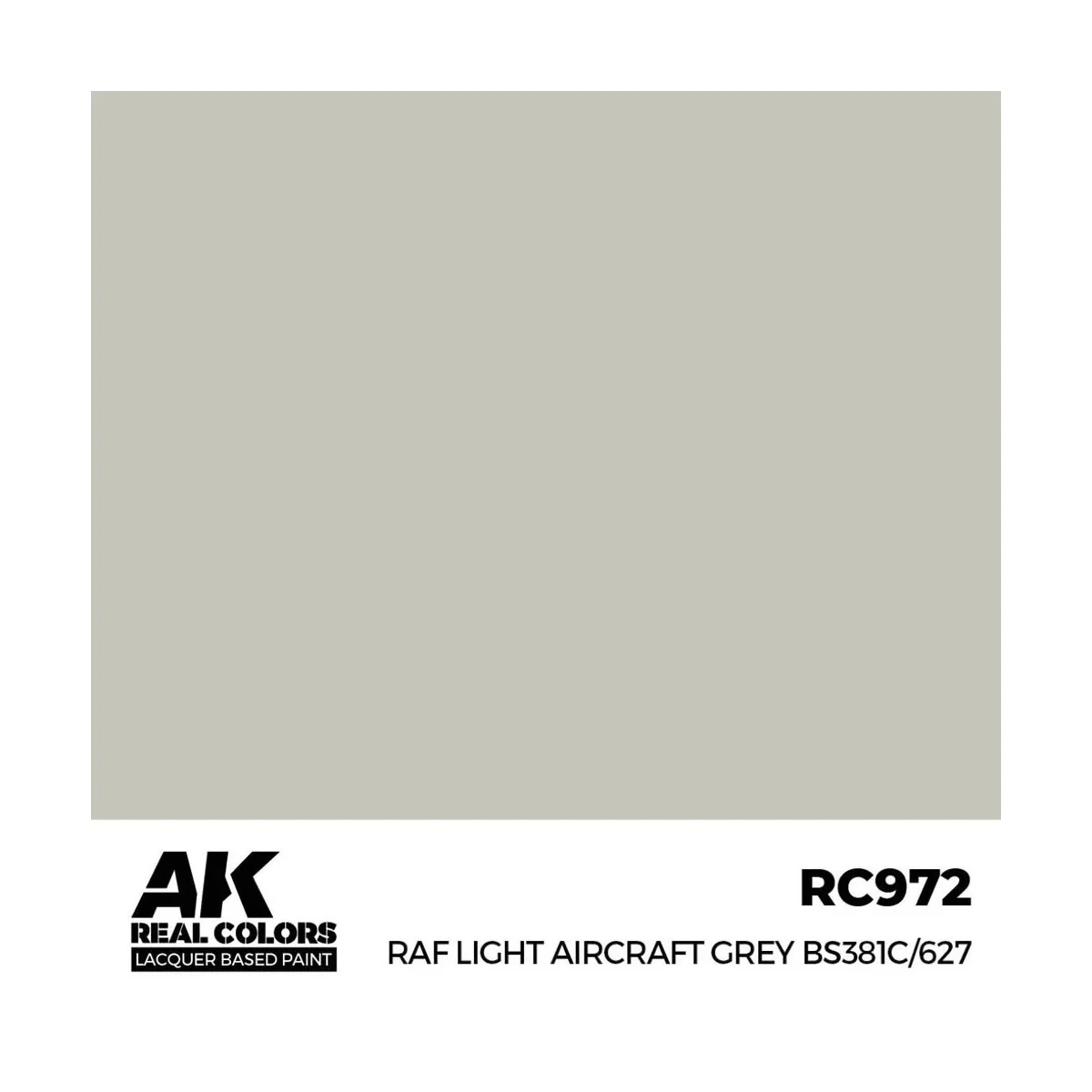 Real Colors: RAF Light Aircraft Grey BS381C/627 17 ml. - AK Interac...