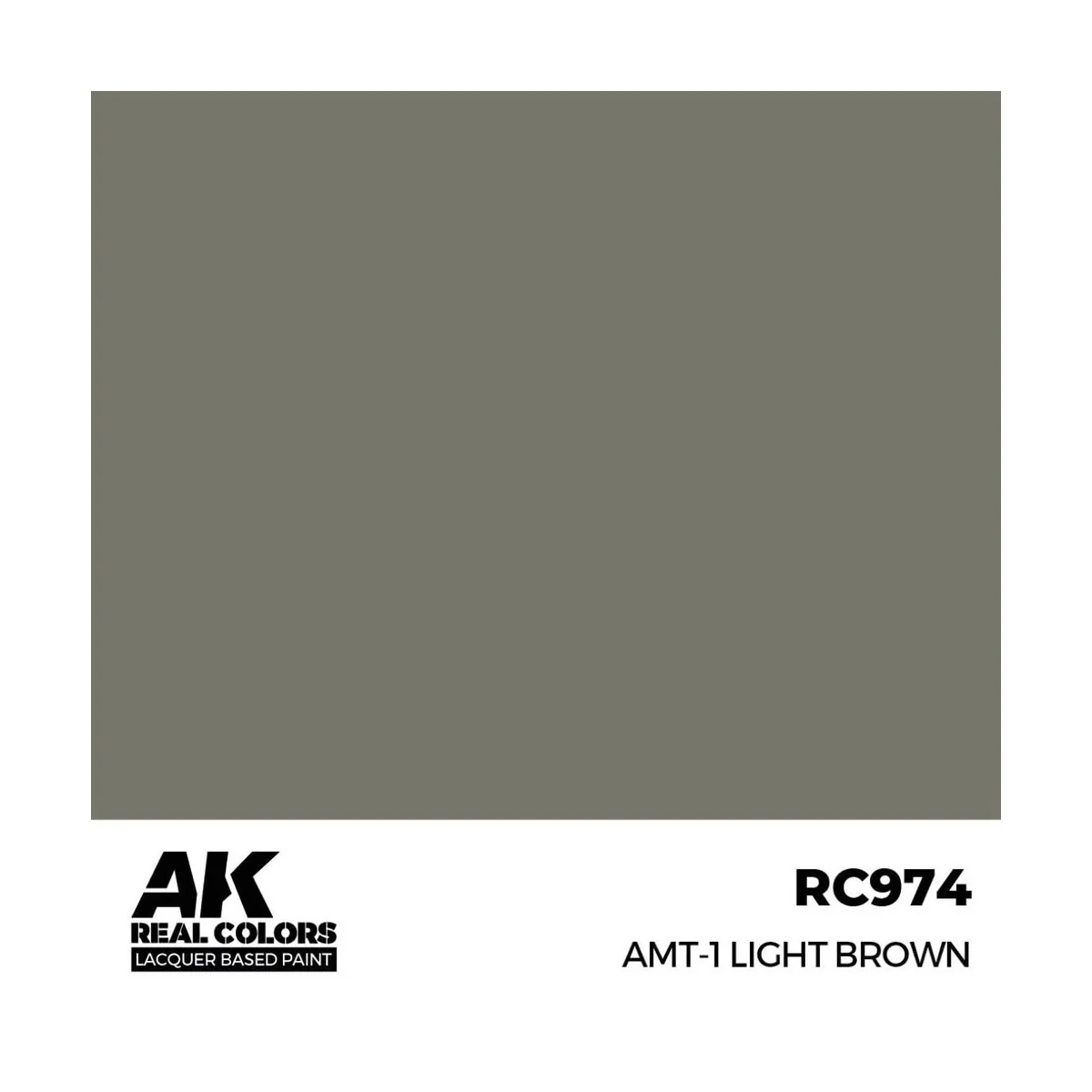 Real Colors: AMT-1 Light Brown 17 ml. - AK Interactive RC974