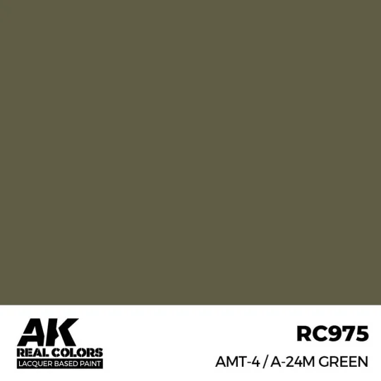 Real Colors: AMT-4 / A-24M Green 17 ml. - AK Interactive RC975