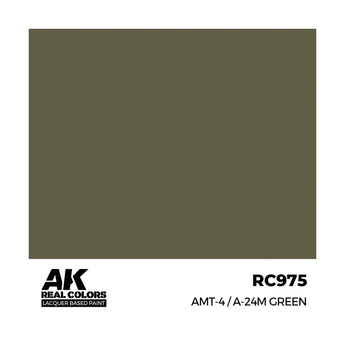 Real Colors: AMT-4 / A-24M Green 17 ml. - AK Interactive RC975