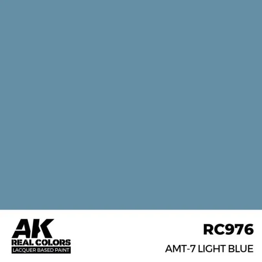 Real Colors: AMT-7 Light Blue 17 ml. - AK Interactive RC976 Real Colors: AMT-7 Light Blue 17 ml. - AK Interactive RC976
