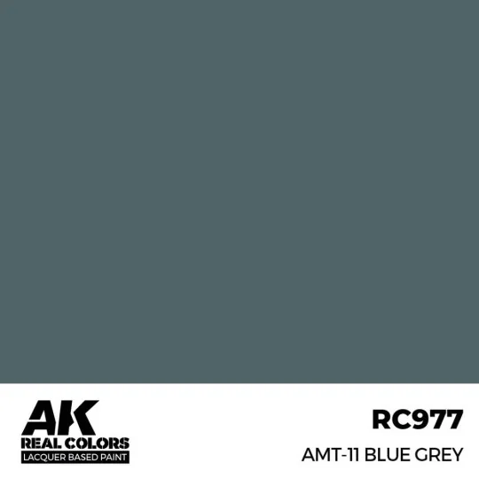 Real Colors: AMT-11 Blue Grey 17 ml. - AK Interactive RC977