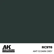 Real Colors: AMT-12 Dark Grey 17 ml. - AK Interactive RC978