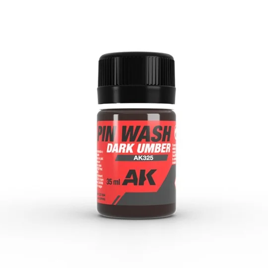 Dark Umber PIN WASH - AK Interactive AK325
