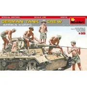 PZ.KPFW.IV AUSF.D AFRIKA KORPS +5 FIGURES GERMAN TANK CREW AFRIKA K...