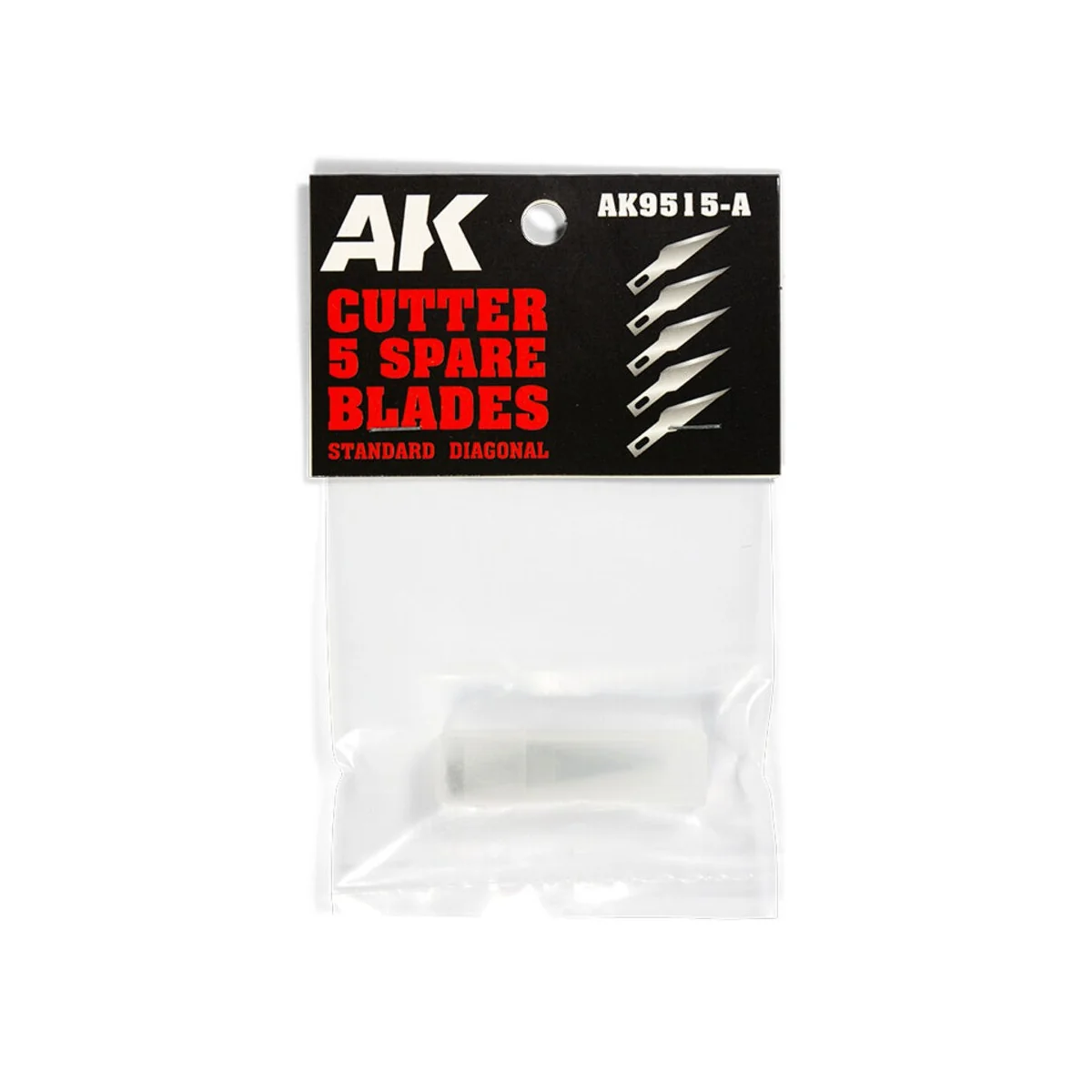 STANDARD DIAGONAL (5 SPARE BLADES) Replacement - AK Interactive AK9...