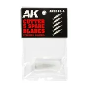 STANDARD DIAGONAL (5 SPARE BLADES) Replacement - AK Interactive AK9...