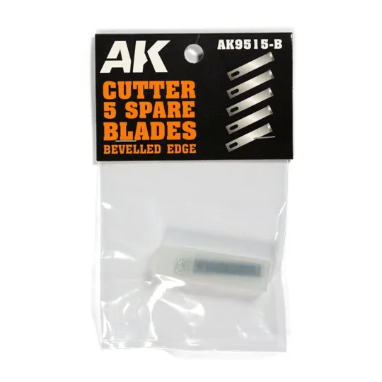 BEVELLED EDGE (5 SPARE BLADES) Replacement - AK Interactive AK9515-B