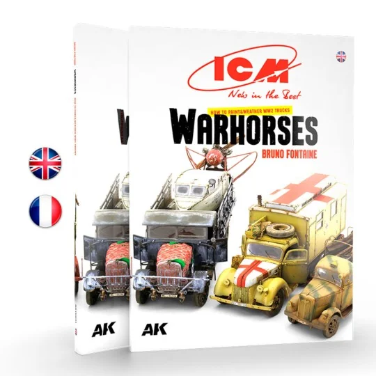ICM - HOW TO PAINT &WEATHER WW2 TRUCKS WARHORSES - FR - AK Interact...