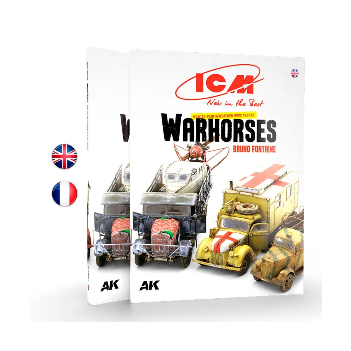 ICM - HOW TO PAINT &WEATHER WW2 TRUCKS WARHORSES - FR - AK Interact...