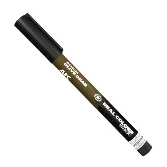 Real Colors Markers: OLIVE DRAB - AK Interactive RCM021 Real Colors Markers: OLIVE DRAB - AK Interactive RCM021