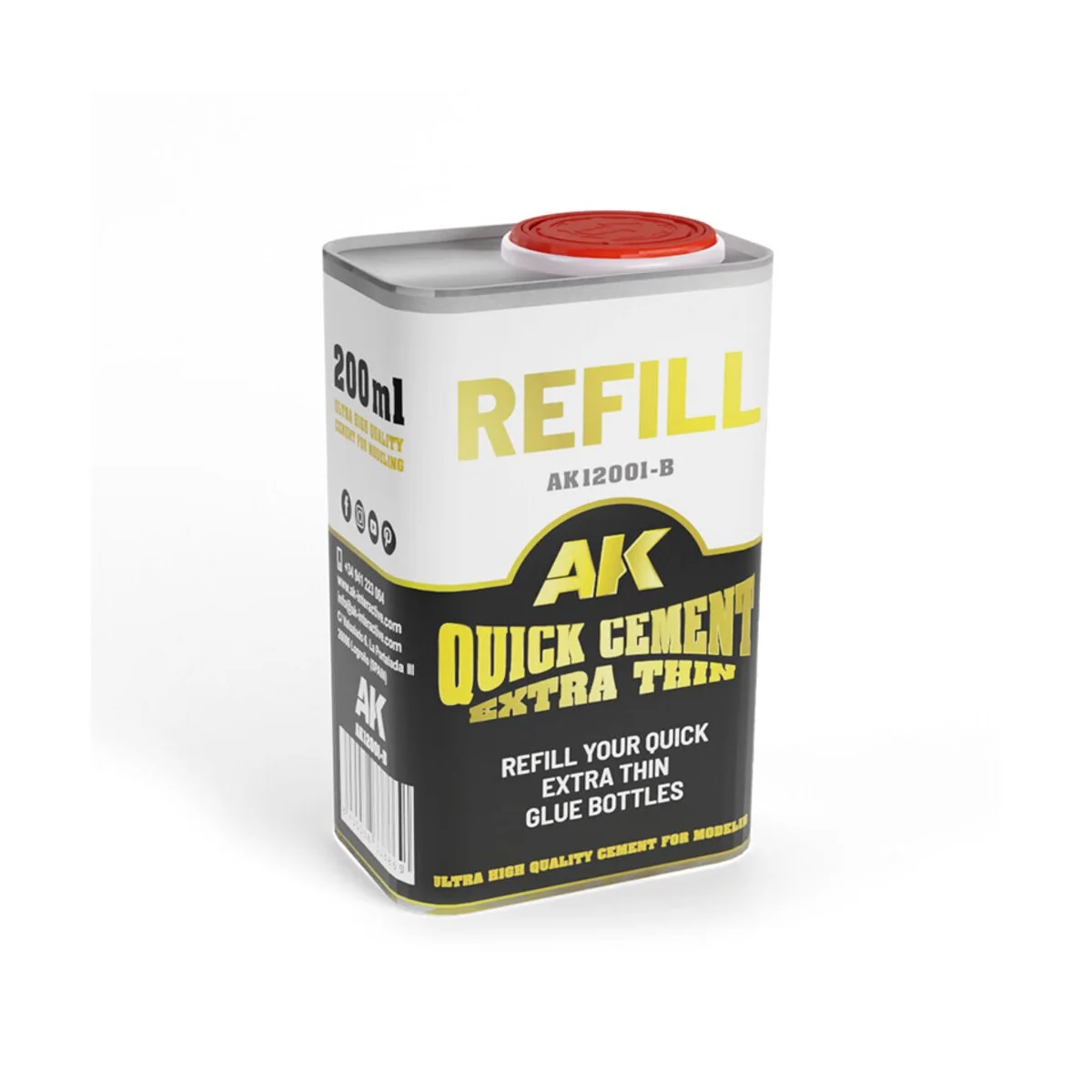 REFILLQUICK CEMENT EXTRA THIN - AK Interactive AK12001-B